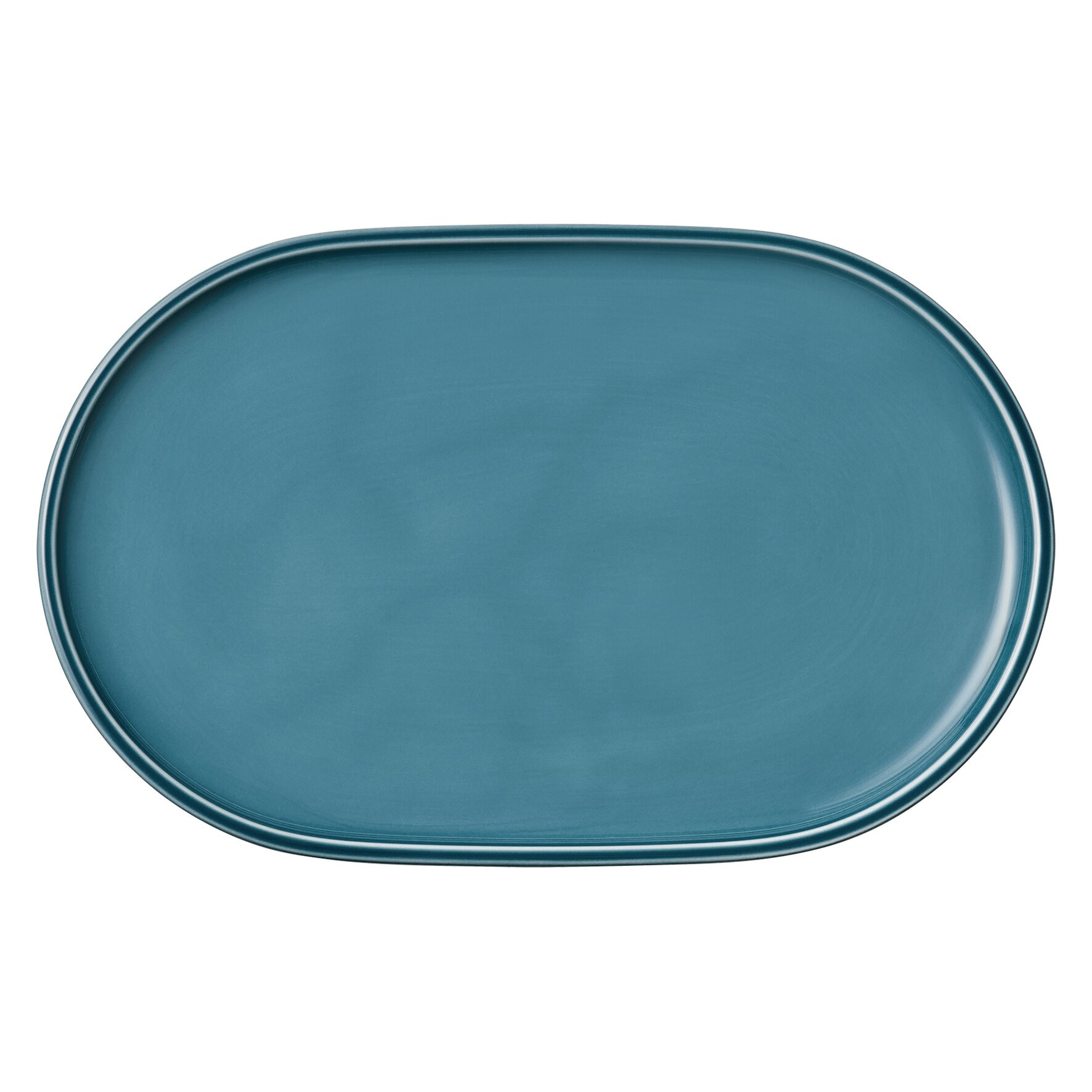 Companion, Coupplatte oval 300 x 194 mm petrol